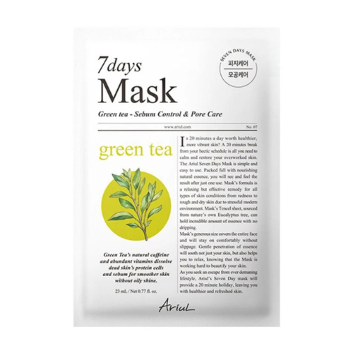 ARIUL 7 Days Mask Green Tea S 23ml