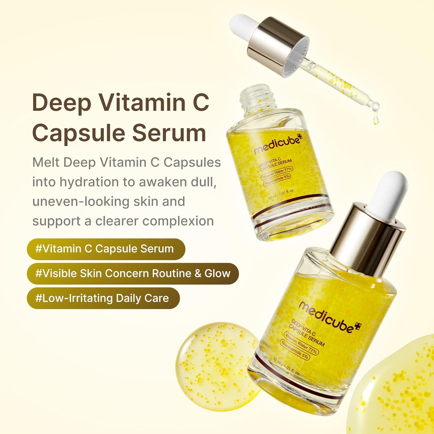 MEDICUBE Deep Vita C Capsule Serum 30ml - Image 2