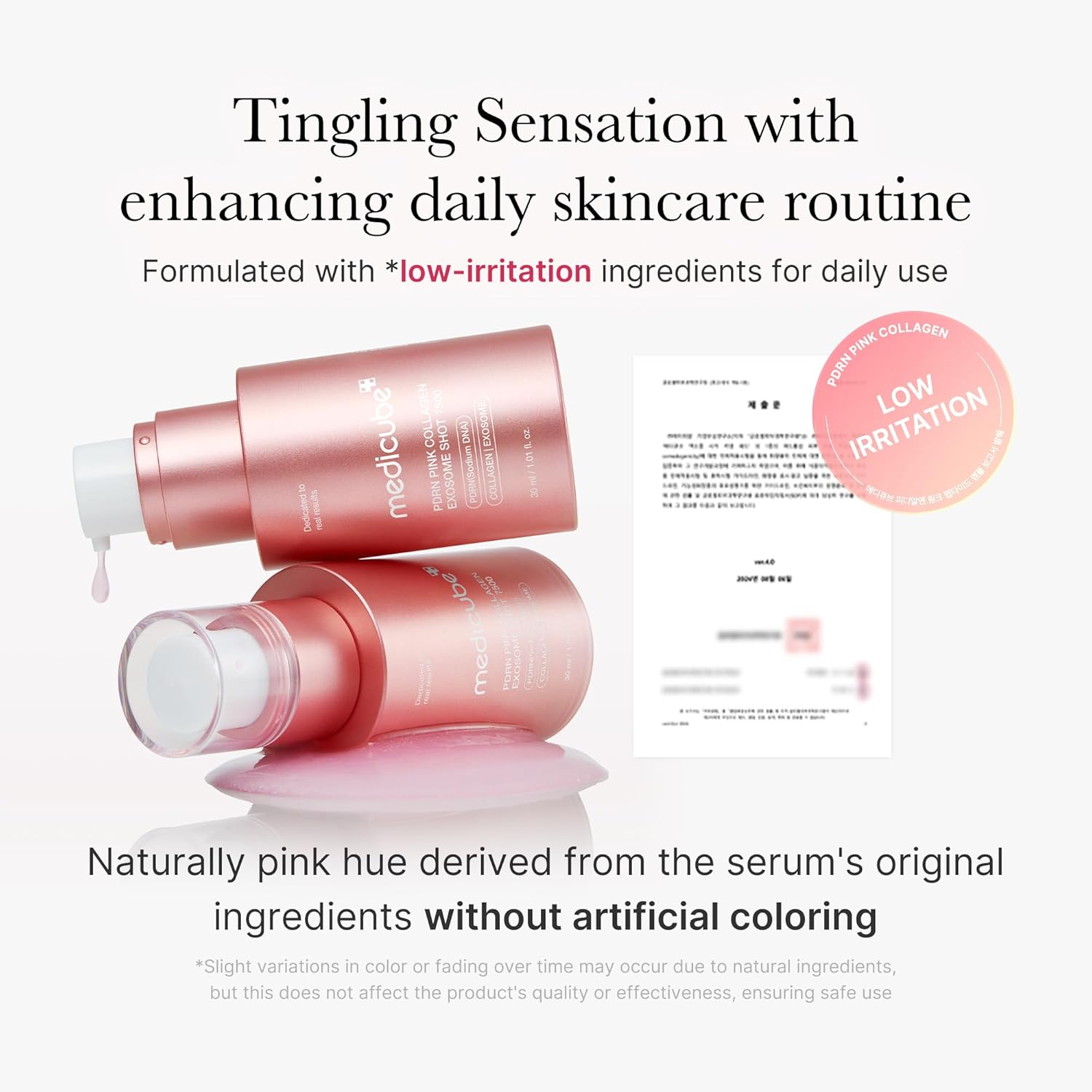 MEDICUBE PDRN Pink Exosome Shot Serum 7500 30ml - Image 3