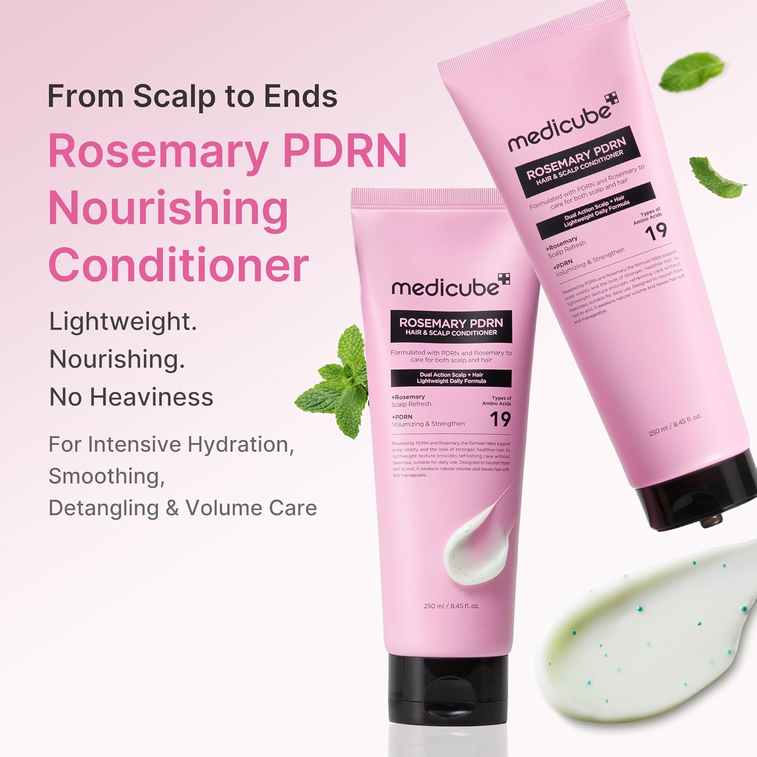 MEDICUBE Rosemary PDRN Hair & Scalp Conditioner 250ml - Image 2