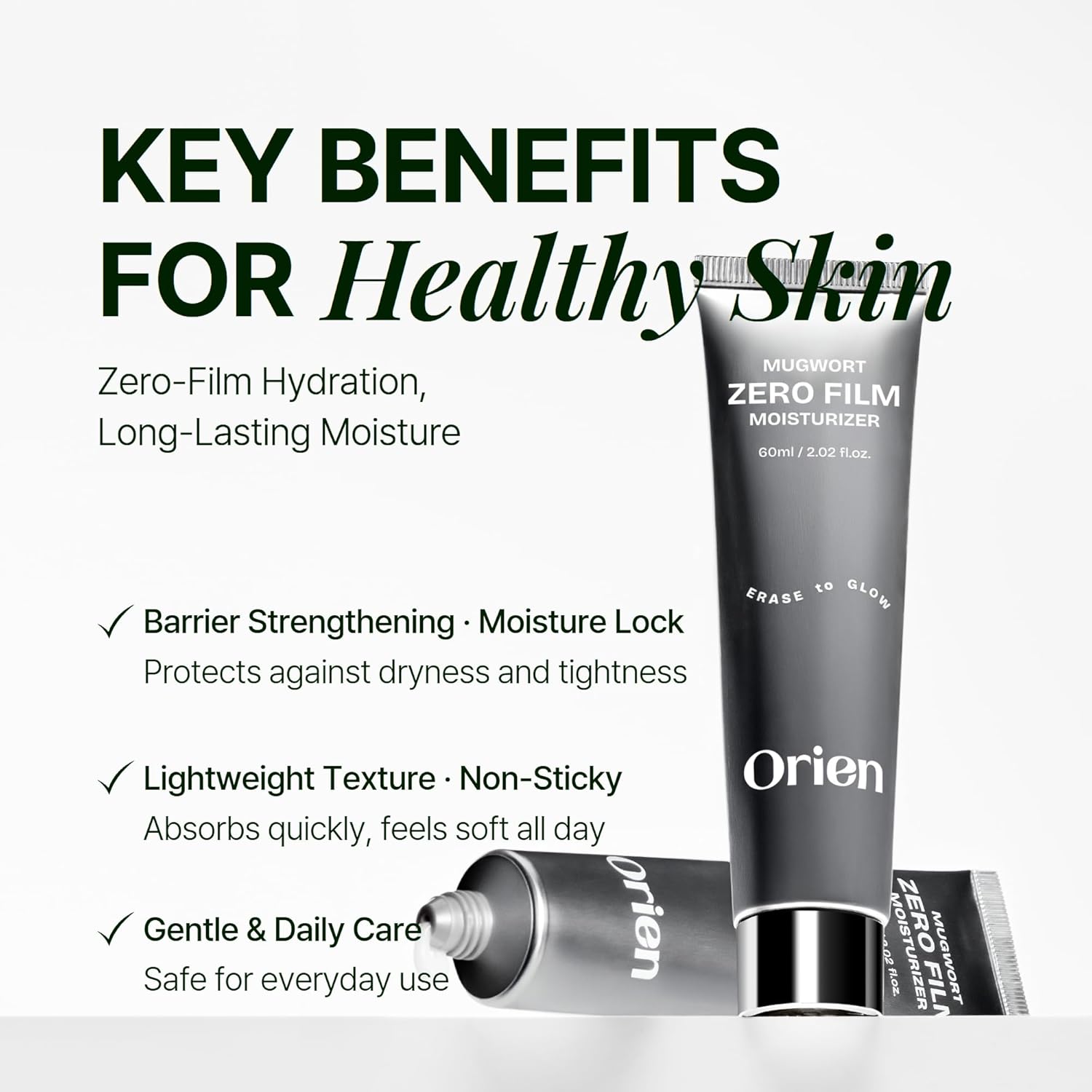 ORIEN Mugwort Zero Film Moisturizer 60ml - Image 2