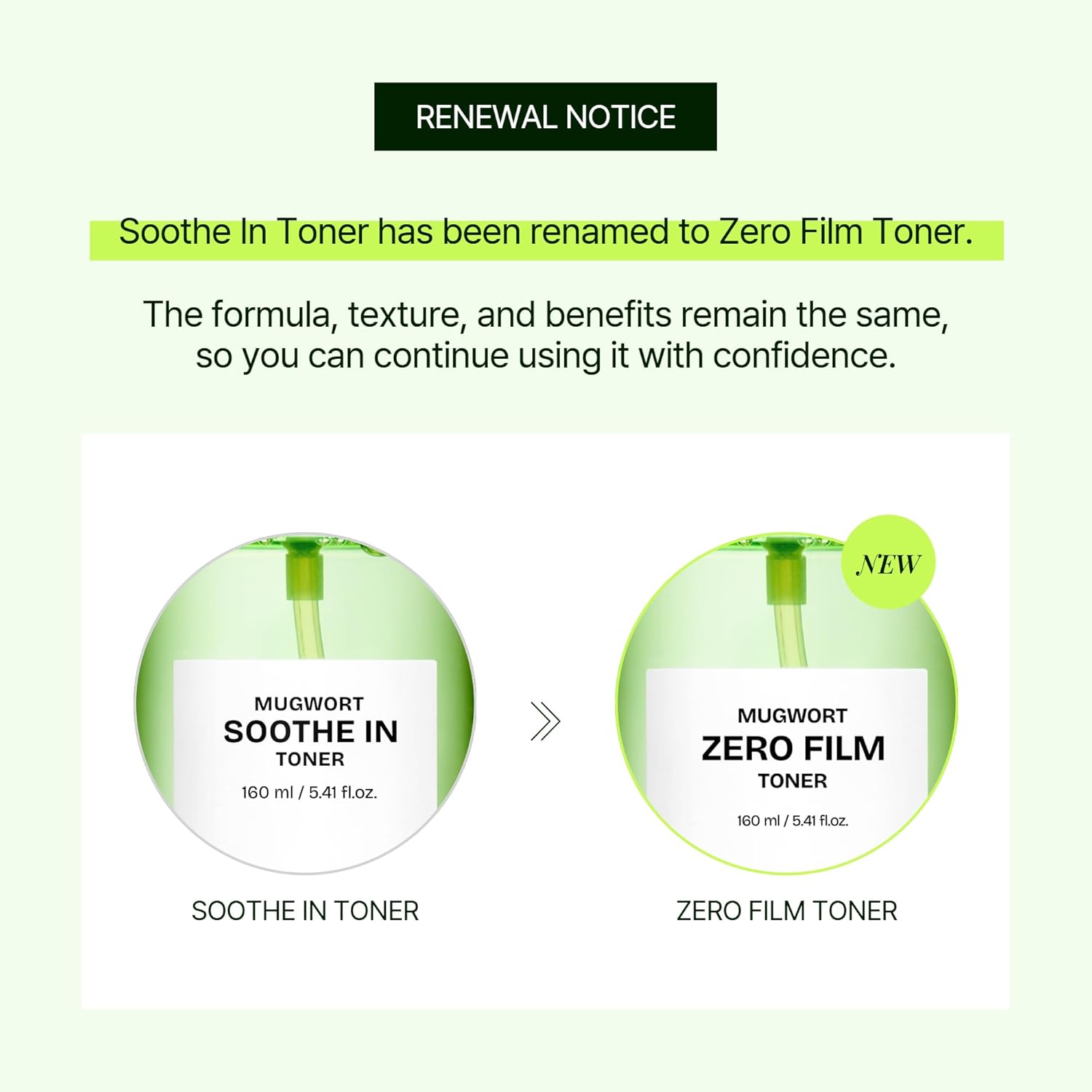 ORIEN Mugwort Zero Film Toner 160ml - Image 2