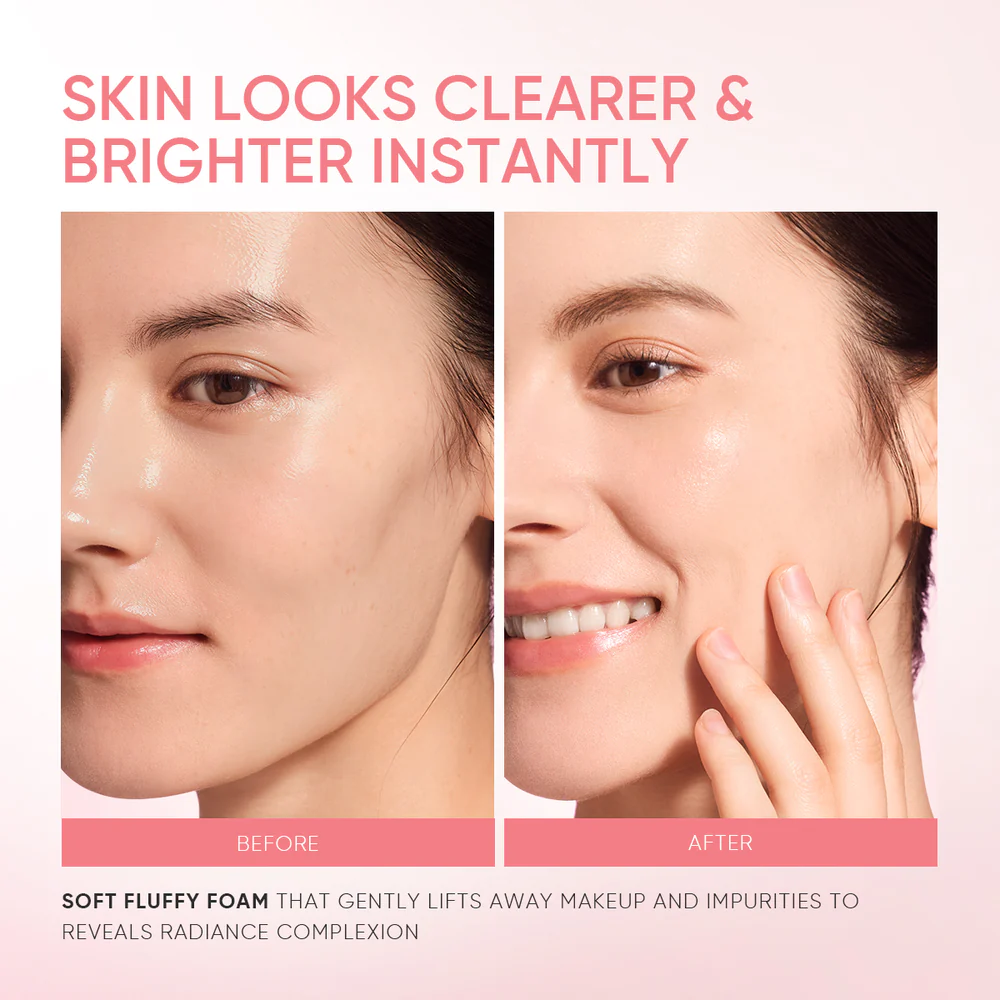 SKINTIFIC Damask Rose Brightening Whipped Cream Cleanser 120ml - Image 3