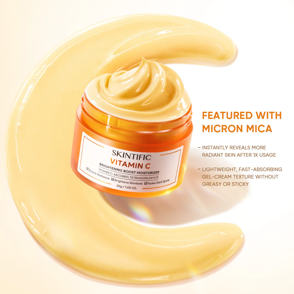 SKINTIFIC Vitamin C Brightening Boost Moisturizer 30g - Image 2