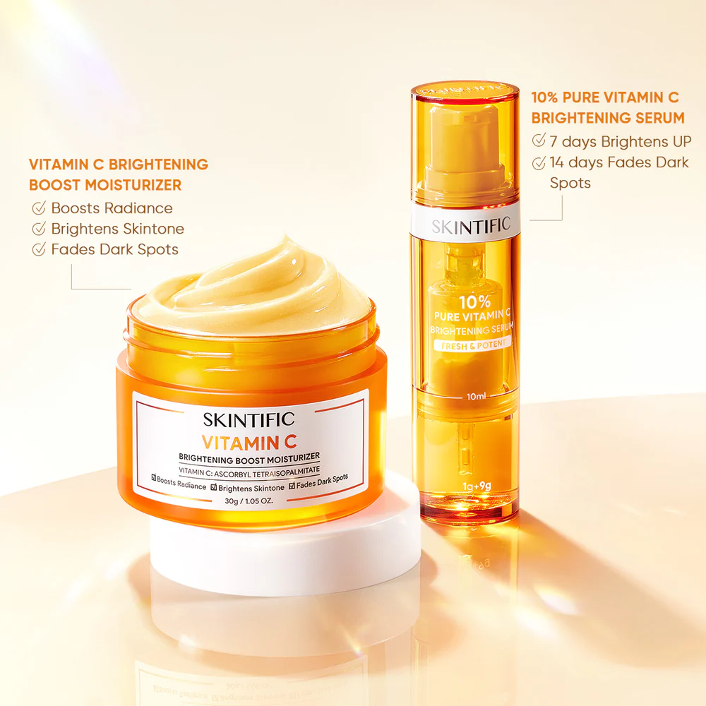 SKINTIFIC Vitamin C Brightening Boost Moisturizer 30g - Image 7