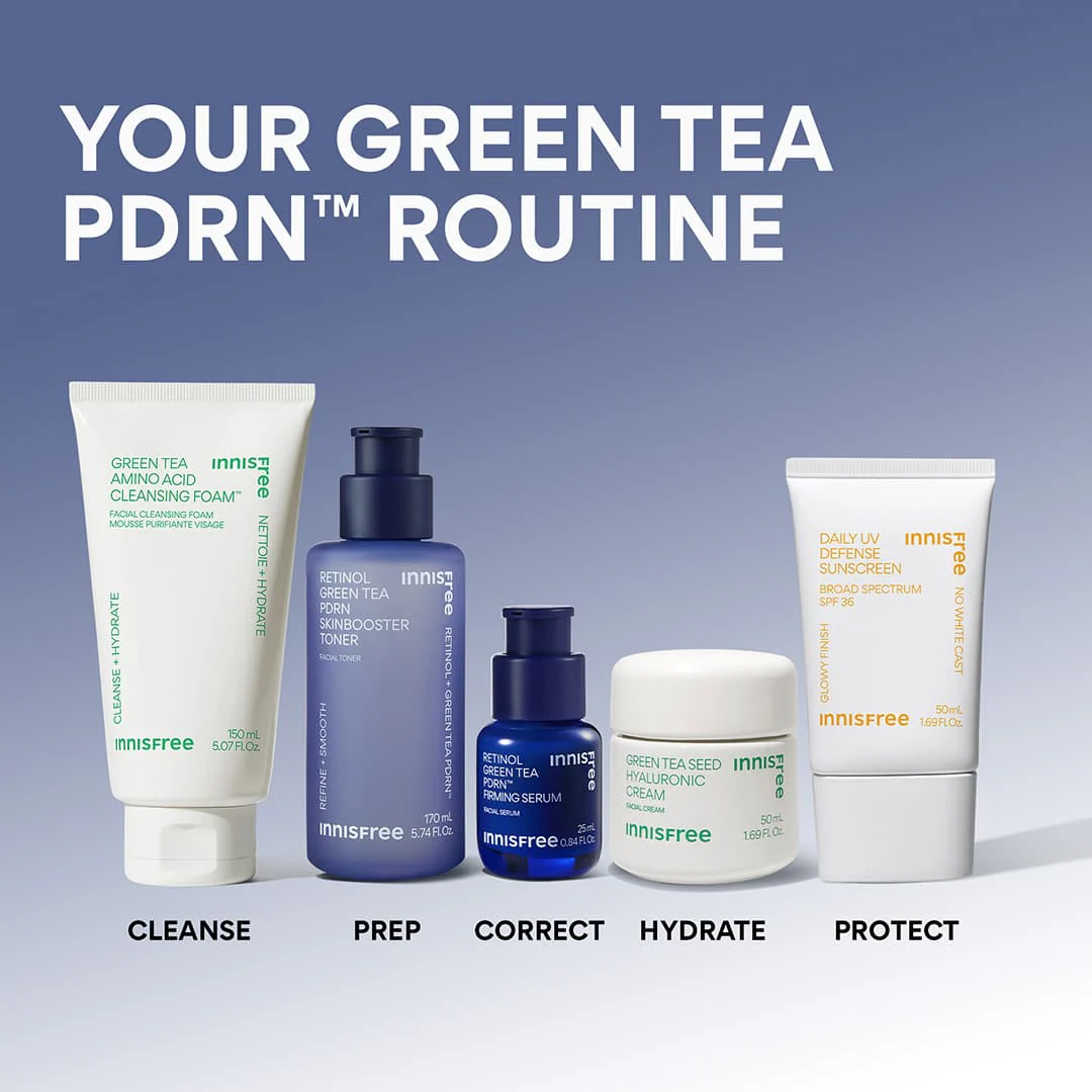 INNISFREE Retinol Green Tea PDRN Skin Booster Toner 170ml - Image 9