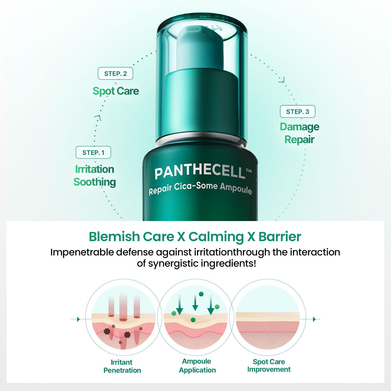 BIOHEAL Panthecell Repair Cica-Some Ampoule 30ml - Image 4