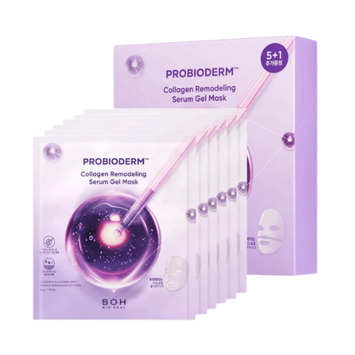 BIOHEAL Probioderm Collagen Remodeling Serum Gel Mask Box [6Ea]