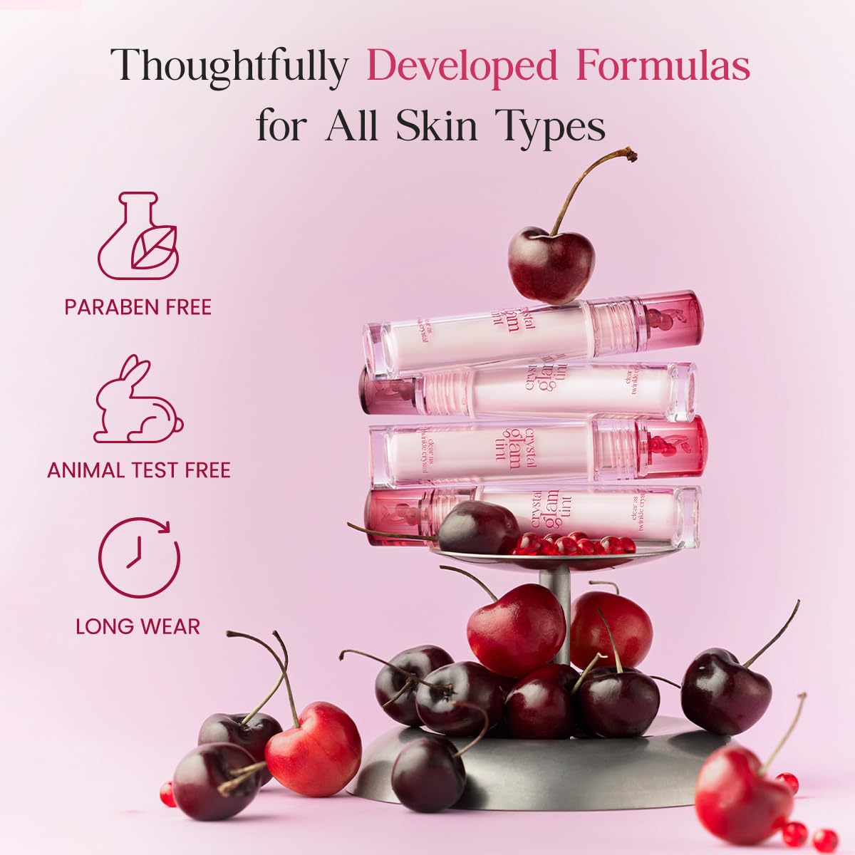CLIO Crystal Glam Tint #25 Dark Cherry - Image 7