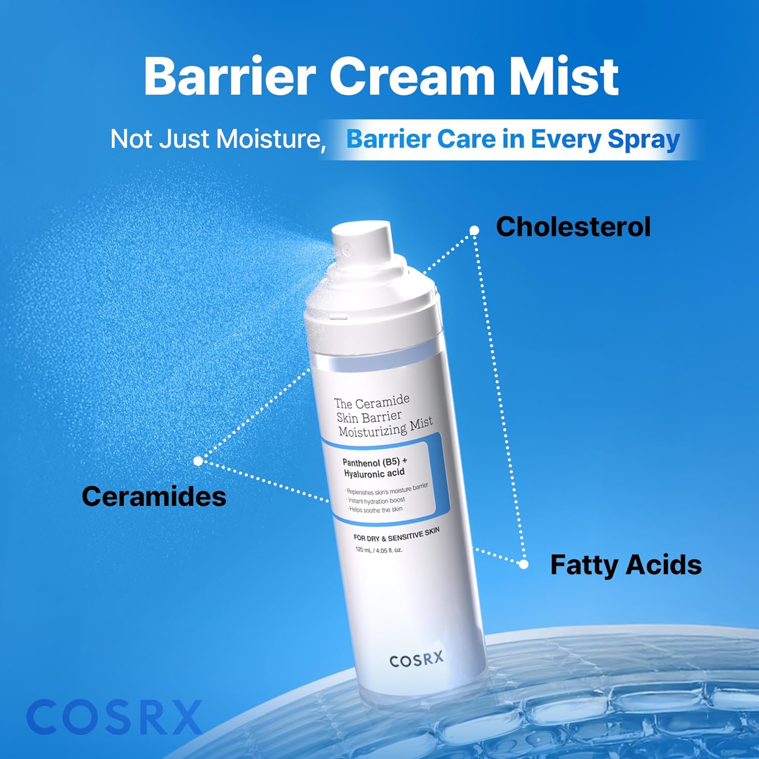 COSRX The Ceramide Skin Barrier Moisturizing Mist 120ml - Image 3