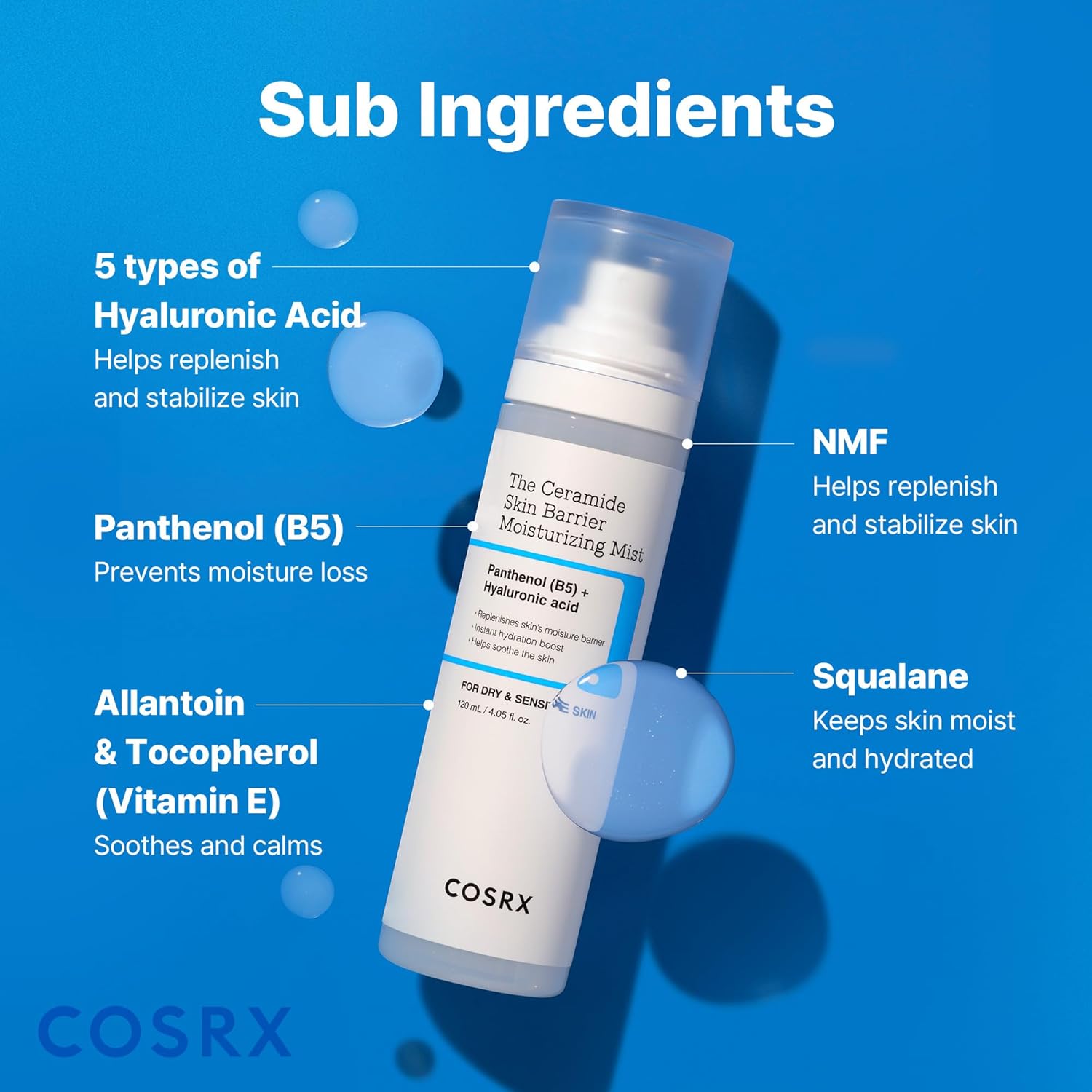 COSRX The Ceramide Skin Barrier Moisturizing Mist 120ml - Image 7