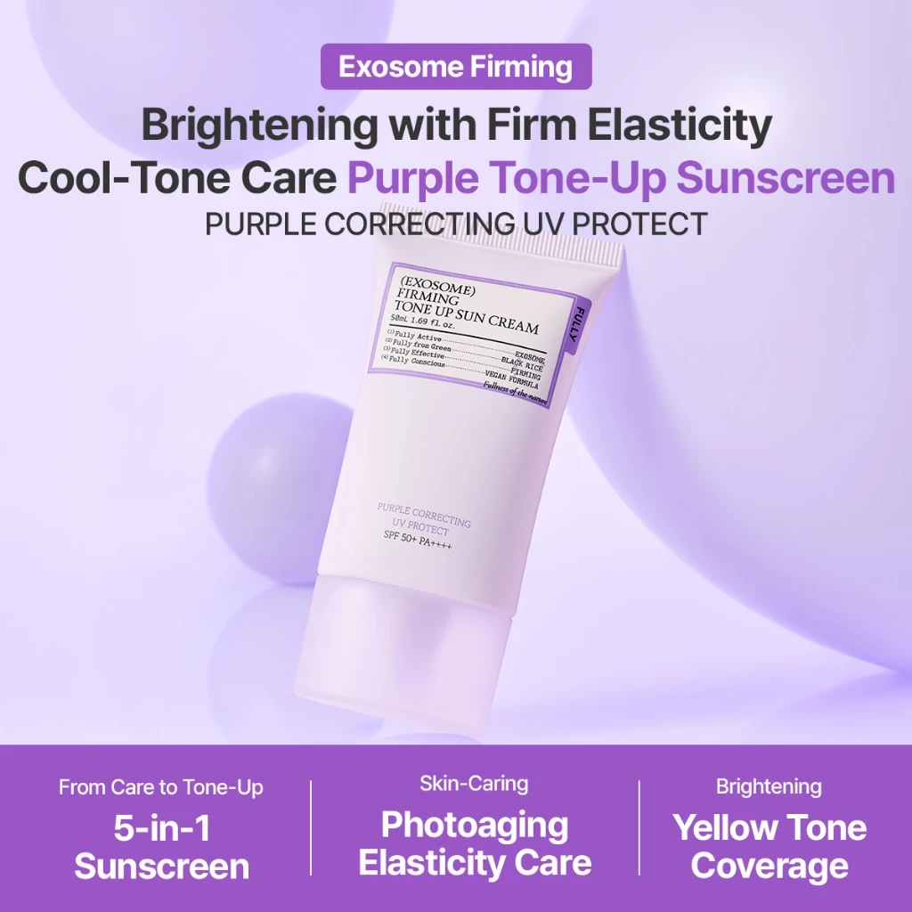 FULLY Exosome Firming Tone Up Sun Cream 50ml - Image 3