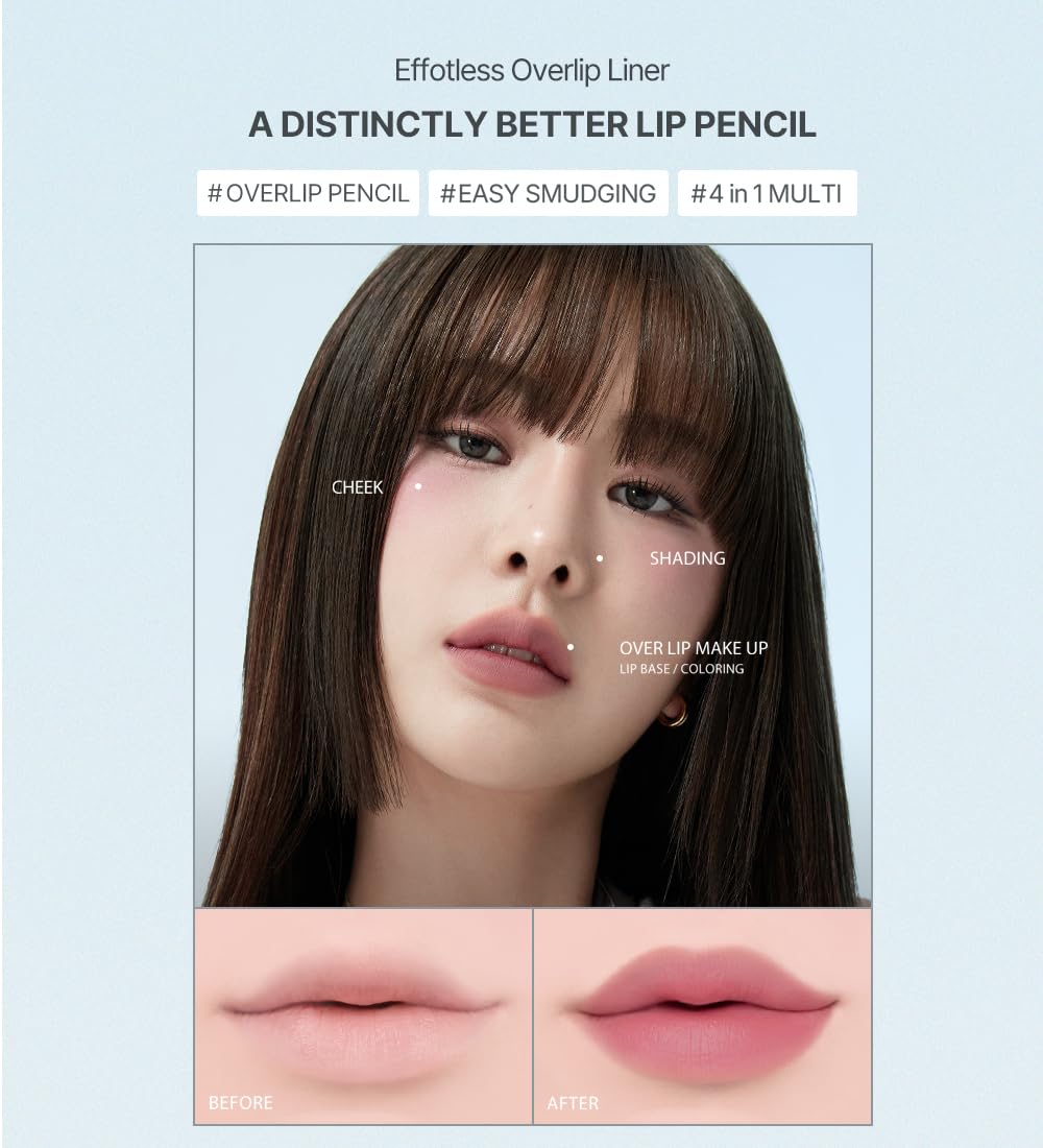 HEART PERCENT Dote On Mood Lip Pencil #13 Bare Lips - Image 7