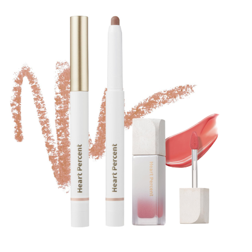 HEART PERCENT Dote On Mood Lip Pencil Over Lip Set #Tetto Girl Core