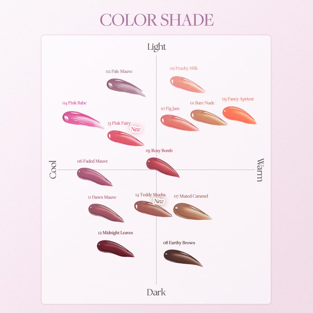 HEART PERCENT Dote On Mood One Way Glowy Tint #02 Pale Mauve - Image 5