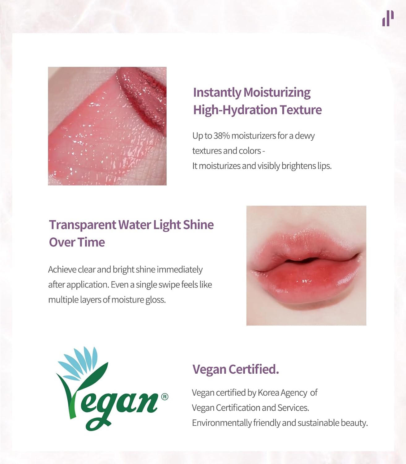 HEART PERCENT Dote On Mood Pure Glow Tint #13 Bare Lips - Image 4