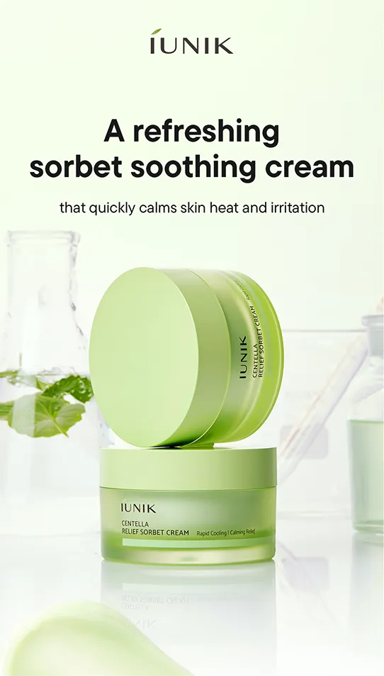 IUNIK Centella Relief Sorbet Cream 50ml - Image 2