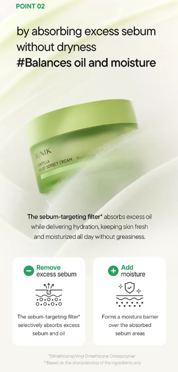 IUNIK Centella Relief Sorbet Cream 50ml - Image 7