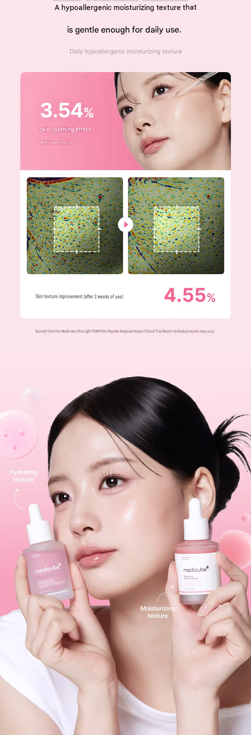 MEDICUBE Ultra Light PDRN Pink Peptide Serum 30ml - Image 11
