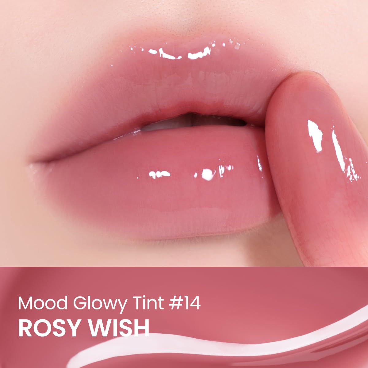 PERIPERA Mood Glowy Tint #14 Rosy Wish - Image 2