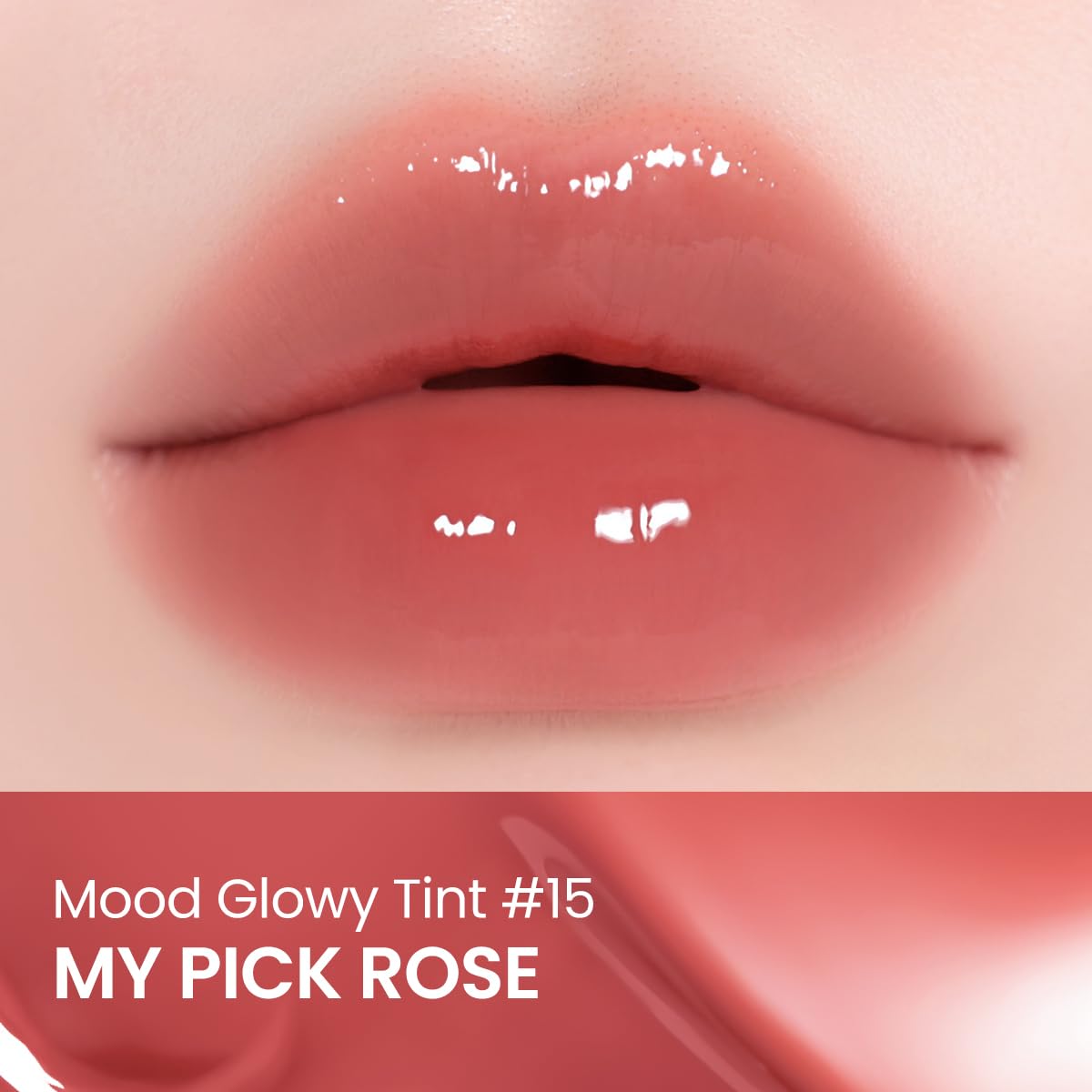 PERIPERA Mood Glowy Tint #15 My Pick Rose - Image 2