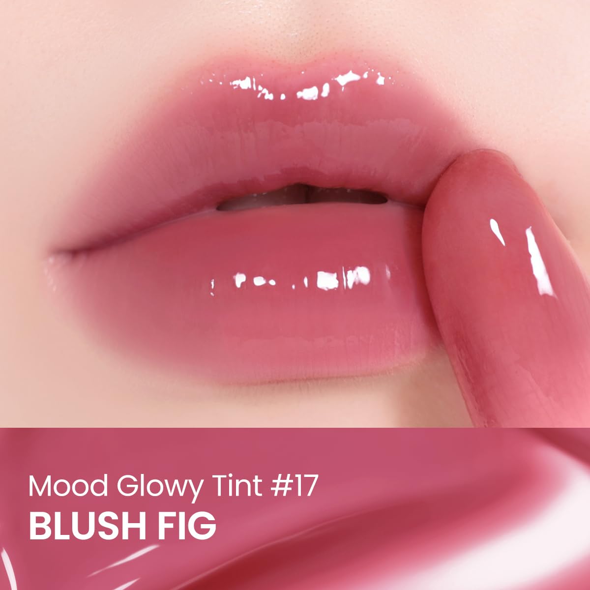 PERIPERA Mood Glowy Tint #17 Blush Fig - Image 2
