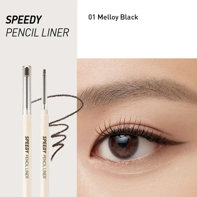 PERIPERA Speedy Pencil Liner #01 Melloy Black - Image 2