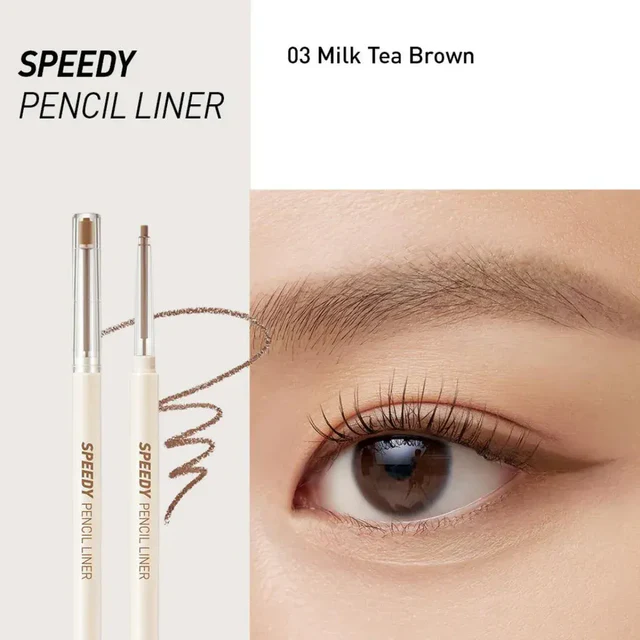PERIPERA Speedy Pencil Liner #03 Milk Tea Brown - Image 2