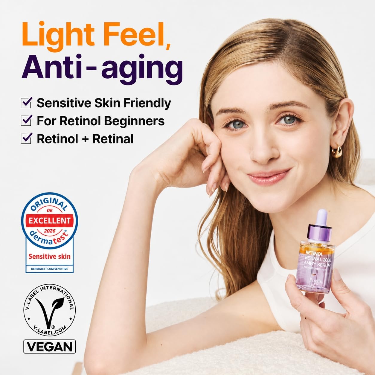 PURITO Retinol Retinal 2000 NAD+ Serum 30ml - Image 2