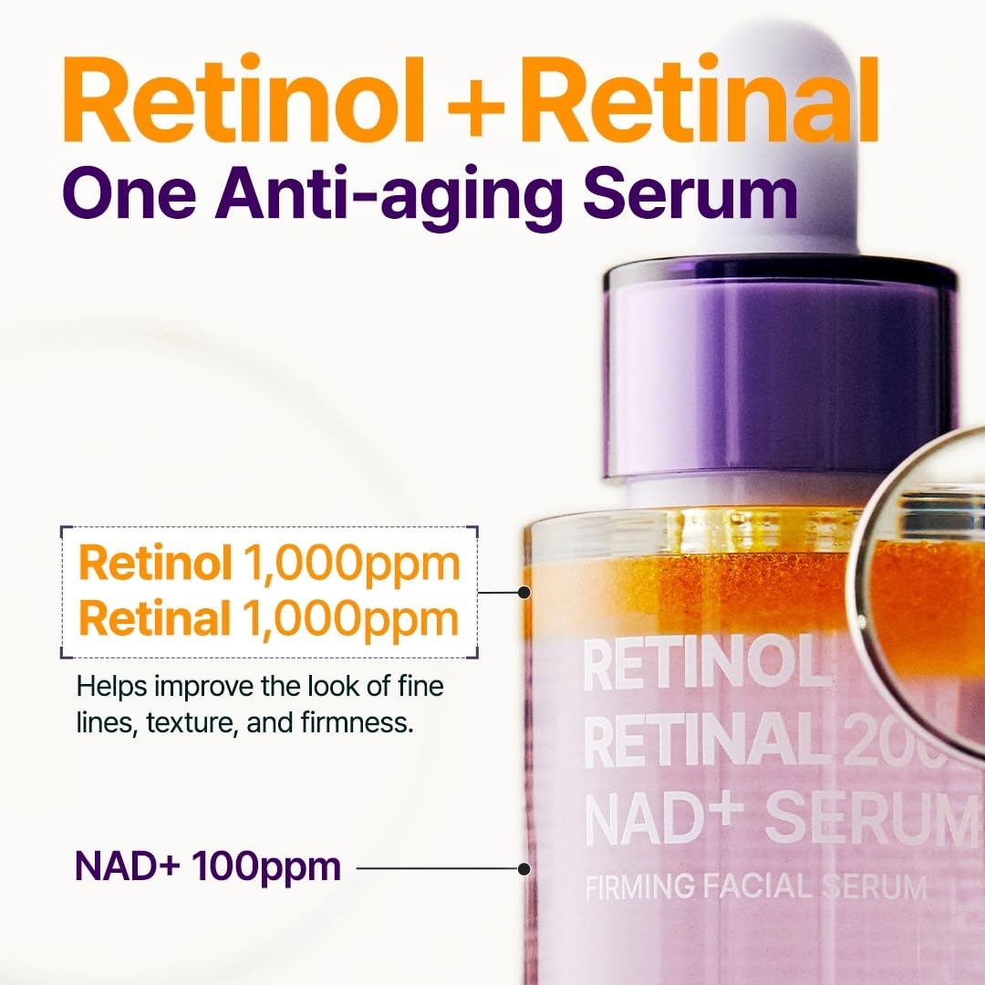 PURITO Retinol Retinal 2000 NAD+ Serum 30ml - Image 3