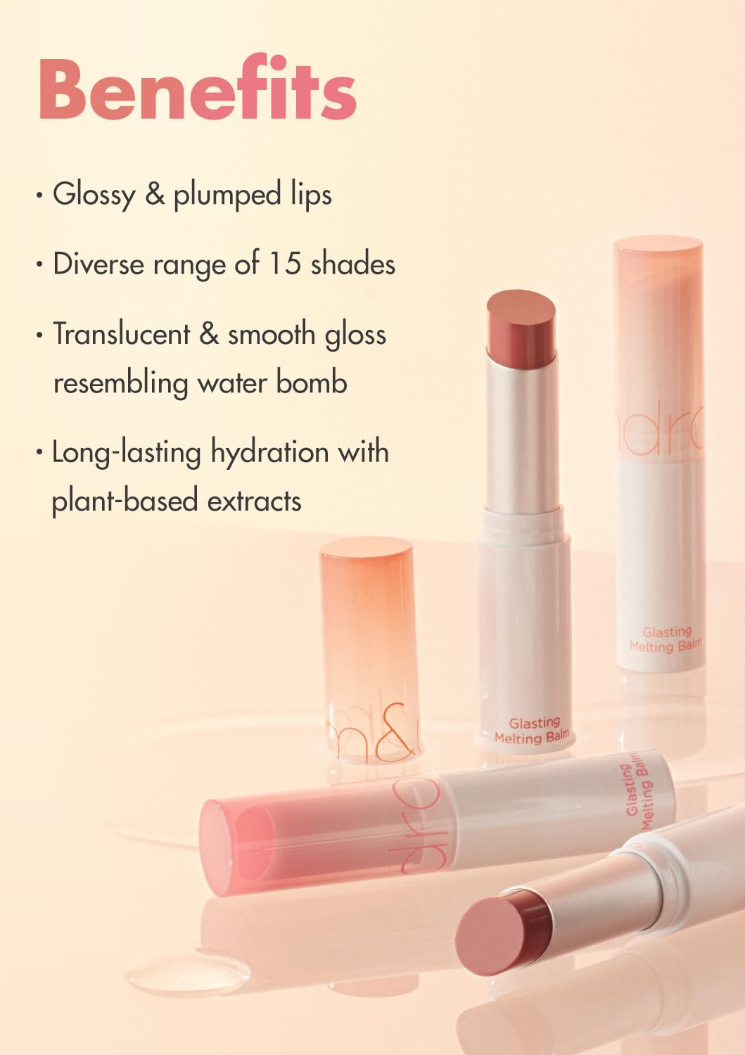 ROM&ND Glasting Melting Balm #08 Coralia - Image 3