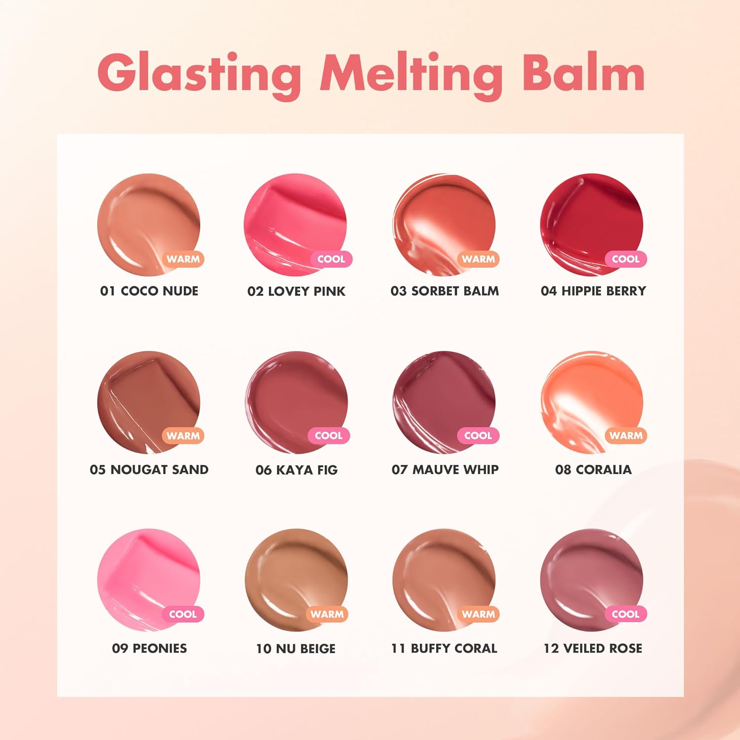 ROM&ND Glasting Melting Balm #08 Coralia - Image 8