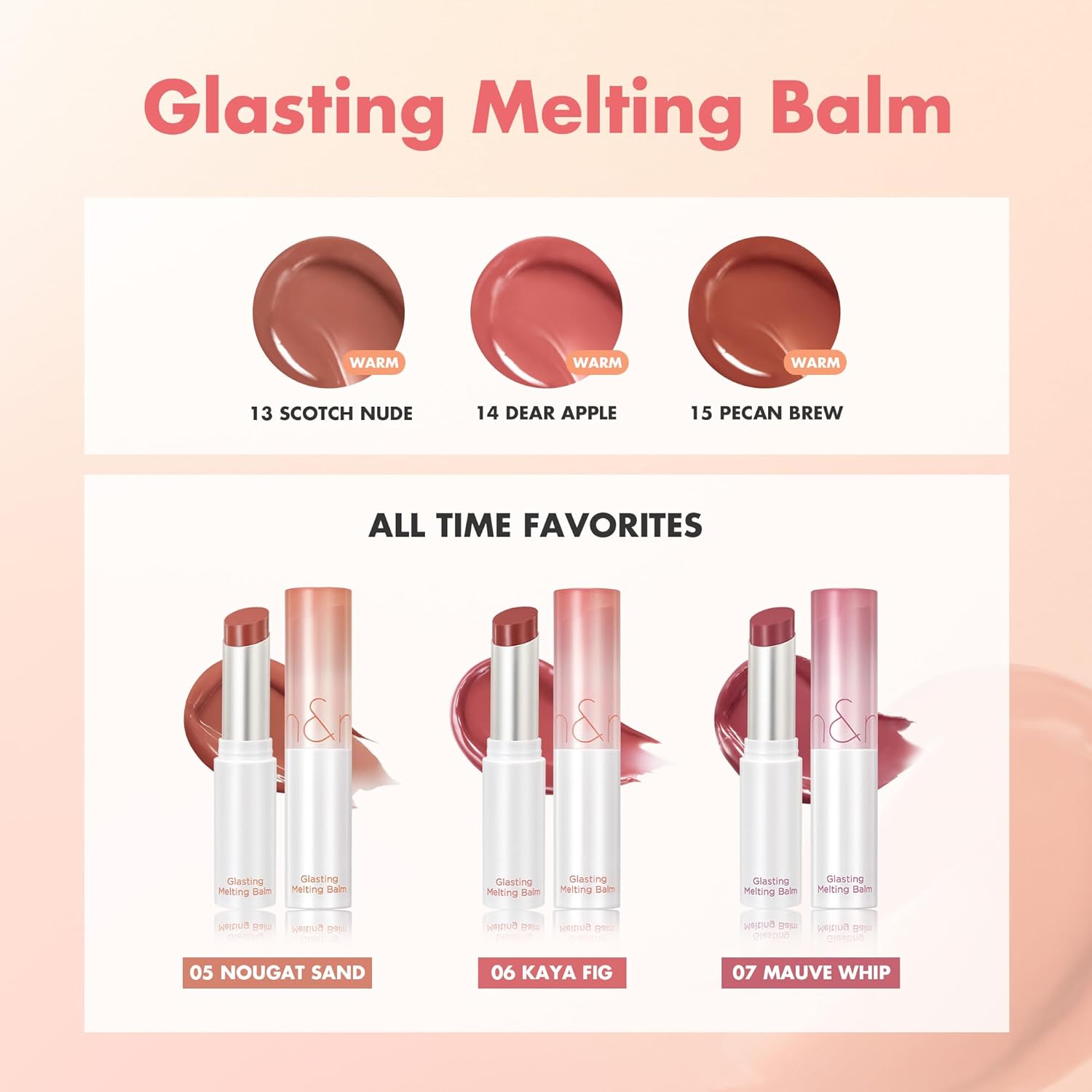 ROM&ND Glasting Melting Balm #08 Coralia - Image 9