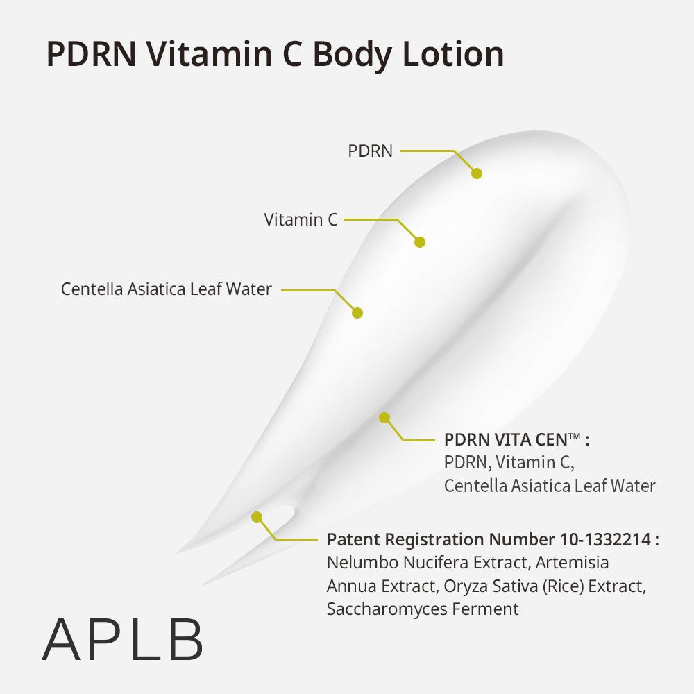 APLB PDRN Vitamin C Body Lotion 300ml - Image 3