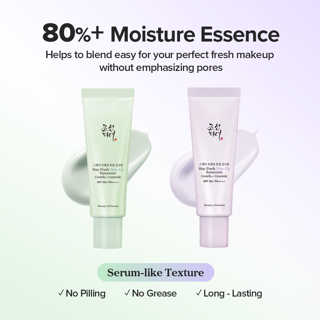 BEAUTY OF JOSEON Stay Fresh Tone-Up Sunscreen Green 50ml - Image 5