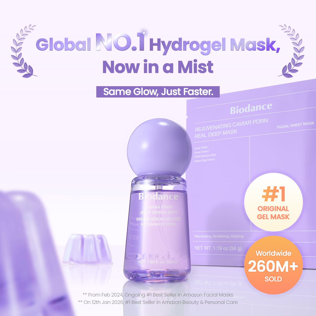 BIODANCE Caviar PDRN Jelly Serum Mist 50ml - Image 2