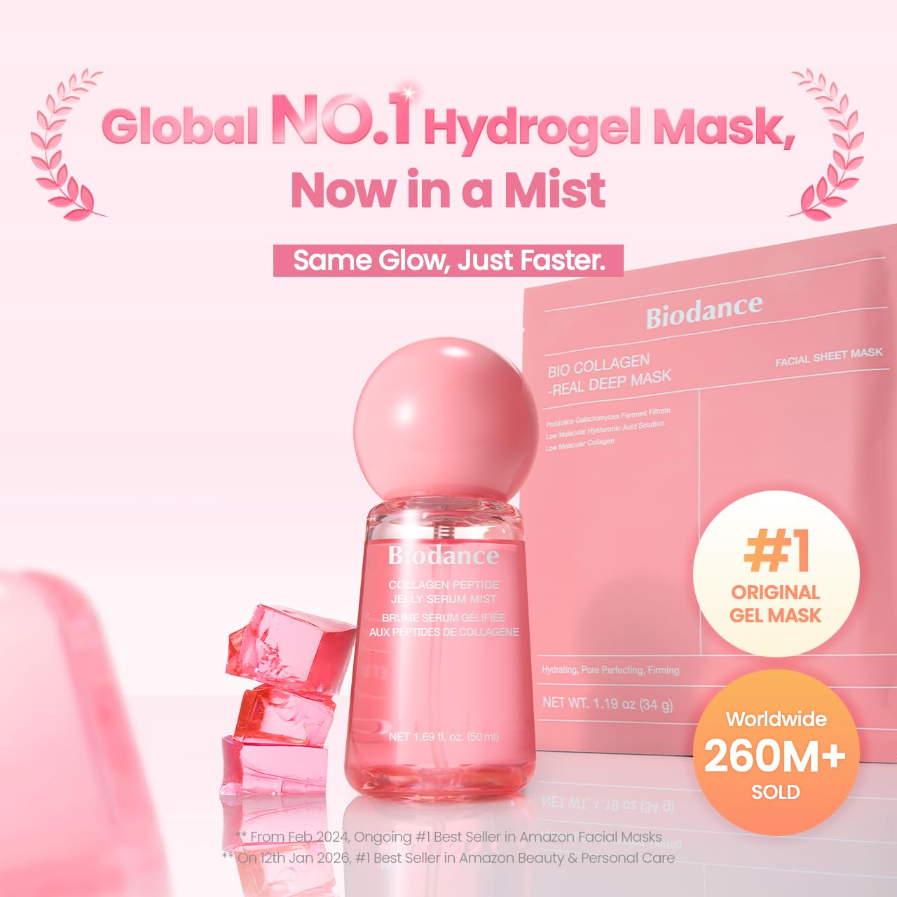 BIODANCE Collagen Peptide Jelly Serum Mist 50ml - Image 2