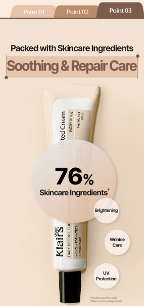 DEAR KLAIRS Daily Defense Supple Blemish Cream #Ivory Beige 40g - Image 12