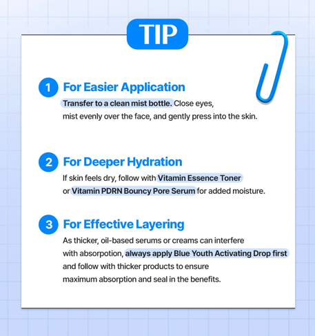 DEAR KLAIRS EGF Blue Youth Activating Drop 50ml - Image 11