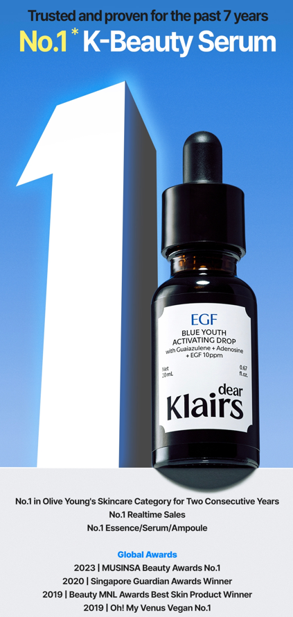 DEAR KLAIRS EGF Blue Youth Activating Drop 50ml - Image 4