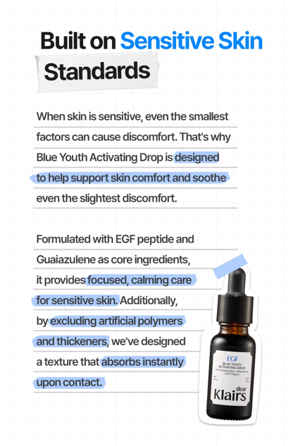 DEAR KLAIRS EGF Blue Youth Activating Drop 50ml - Image 5