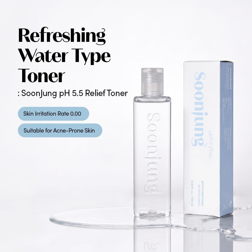 ETUDE Soon Jung PH5.5 Relief Toner 350ml - Image 2