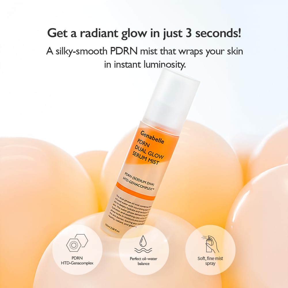 GENABELLE PDRN Dual Glow Serum Mist 100ml - Image 2