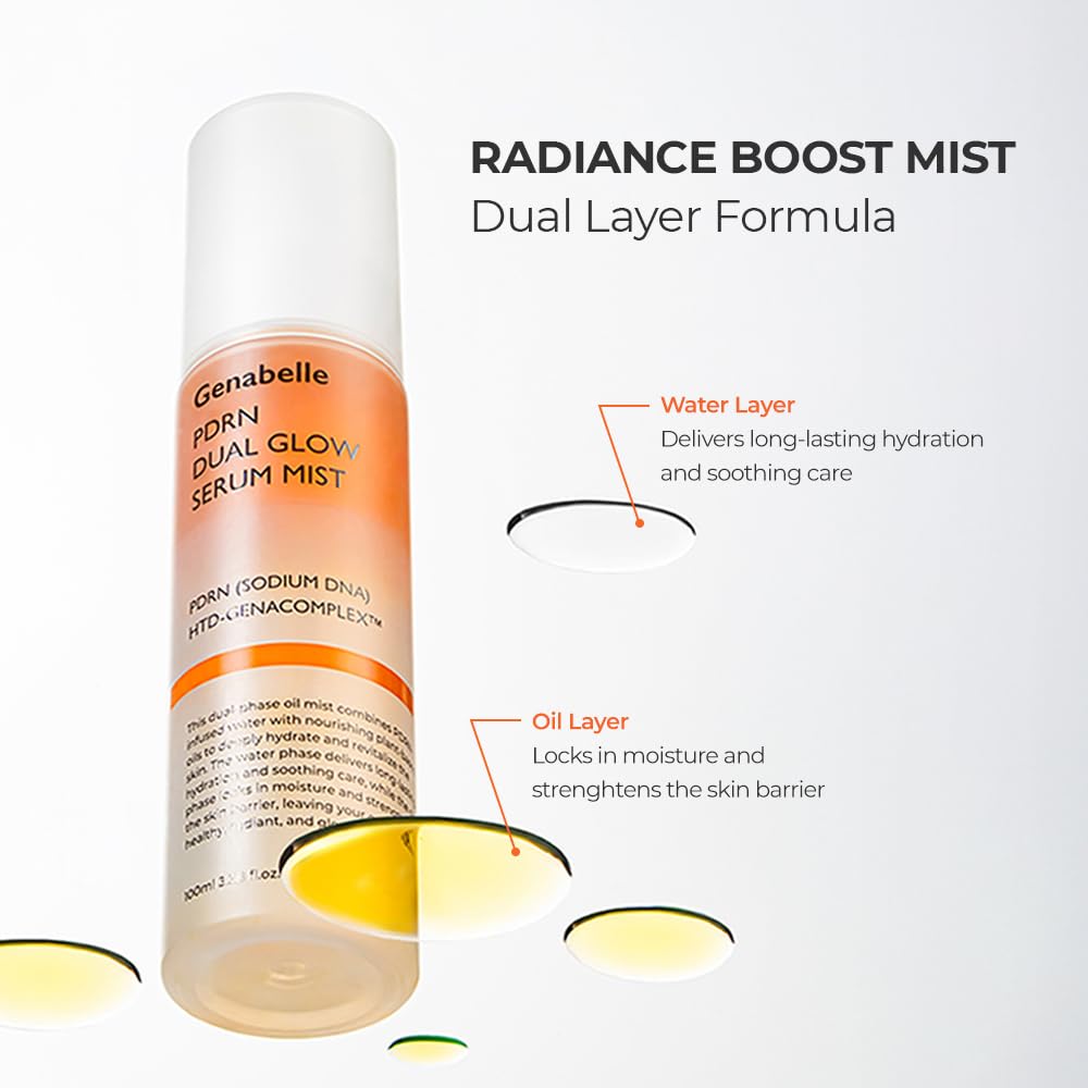 GENABELLE PDRN Dual Glow Serum Mist 100ml - Image 3