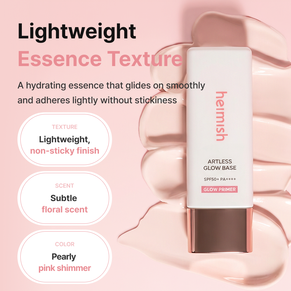 HEIMISH Artless Glow Base Glow Primer Spf50+ PA++++ 40ml - Image 12