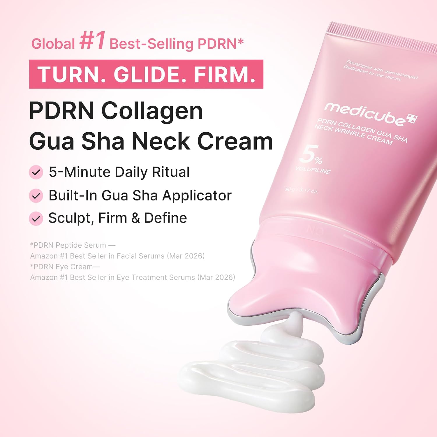 MEDICUBE PDRN Collagen Gua Sha Neck Wrinkle Cream 90g - Image 2