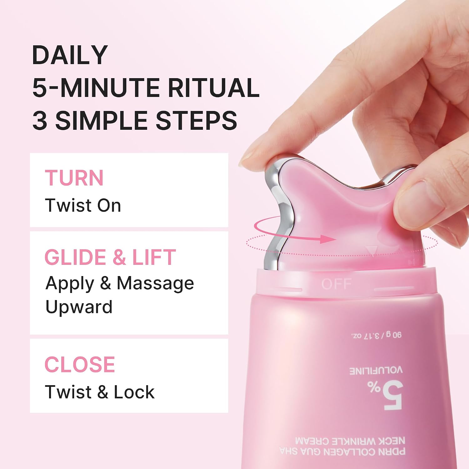 MEDICUBE PDRN Collagen Gua Sha Neck Wrinkle Cream 90g - Image 7