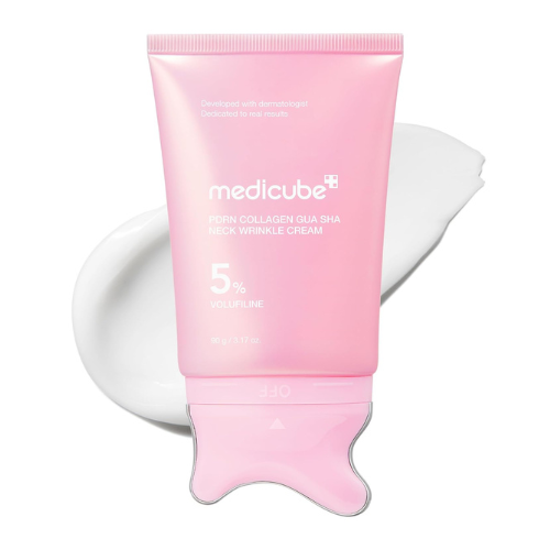 MEDICUBE PDRN Collagen Gua Sha Neck Wrinkle Cream 90g