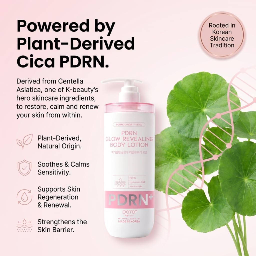 #OOTD PDRN Glow Revealing Body Lotion 750ml - Image 4