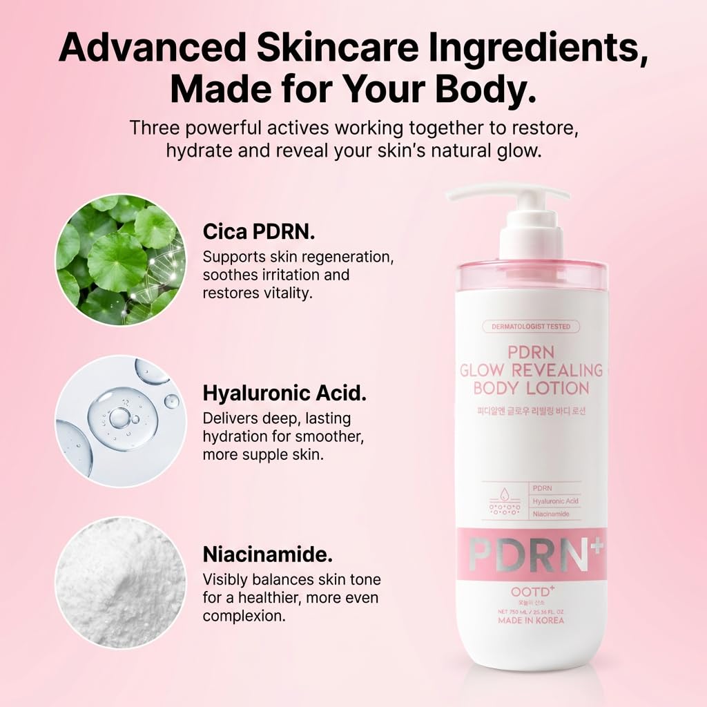 #OOTD PDRN Glow Revealing Body Lotion 750ml - Image 5